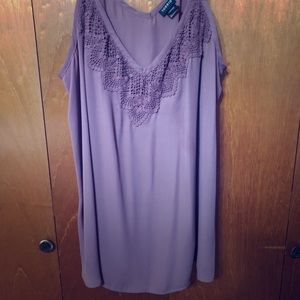 Torrid tank. Color is mauve/rose.